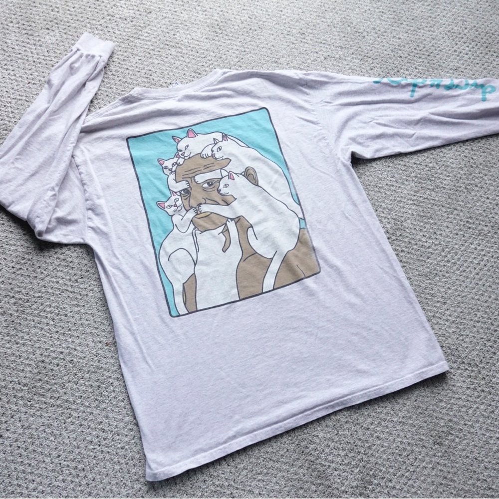 Ripndip long sleeve t shirt men size L